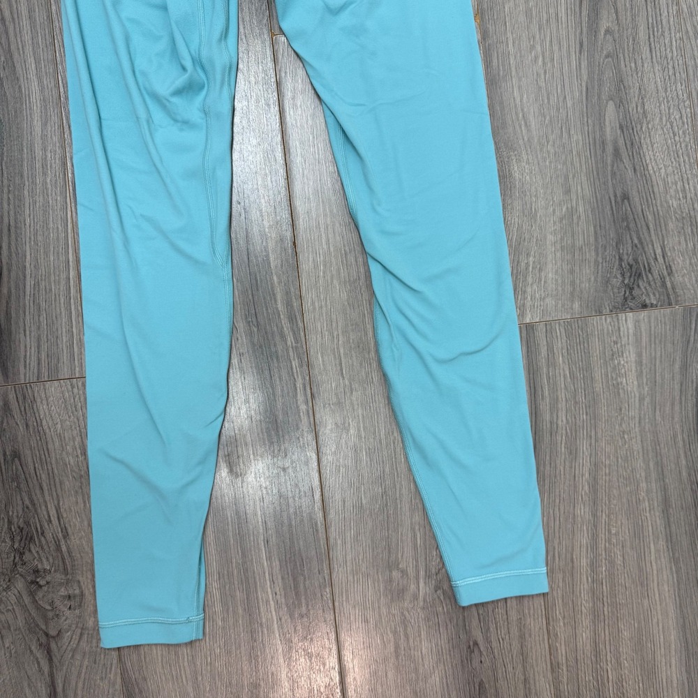 Lululemon Align High-Rise‎ Nulu Leggings Turquoise Blue Yoga Pants 28" Size 8 - Picture 12 of 13